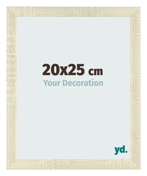 Bilderrahmen 20x25cm Sonoma Eiche MDF Pisa Vorne Messe | Yourdecoration.de