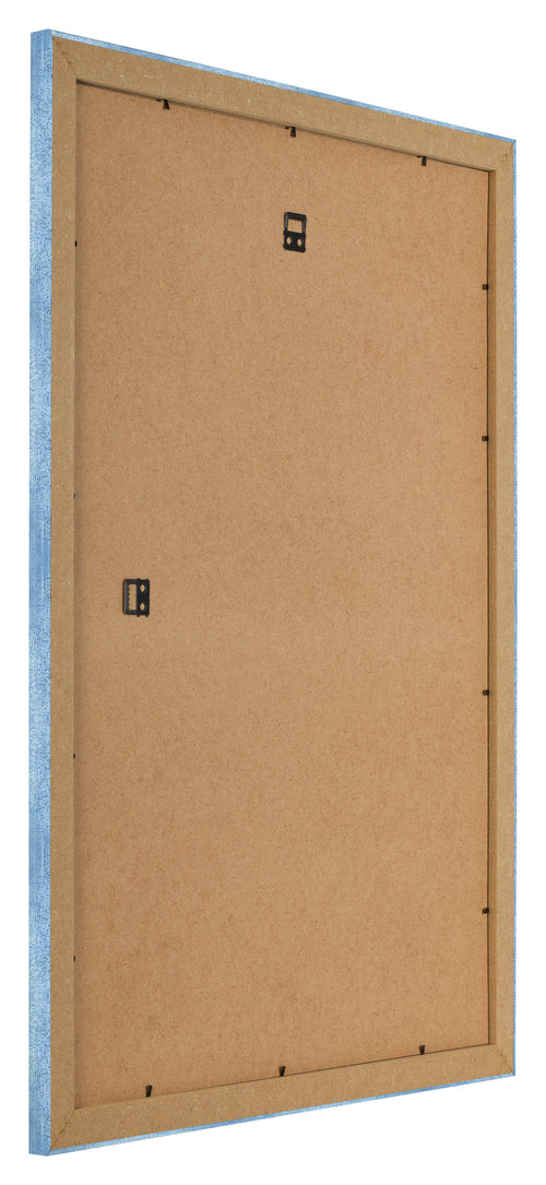 Bilderrahmen 20x28cm Hellblau Gewischt MDF Pisa Ruckseite Schrag | Yourdecoration.de