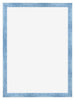 Bilderrahmen 20x28cm Hellblau Gewischt MDF Pisa Vorne | Yourdecoration.de