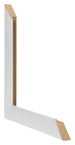 Bilderrahmen 20x28cm Silber Schwarz Gewischt MDF Pisa Detail Querschnitte | Yourdecoration.de