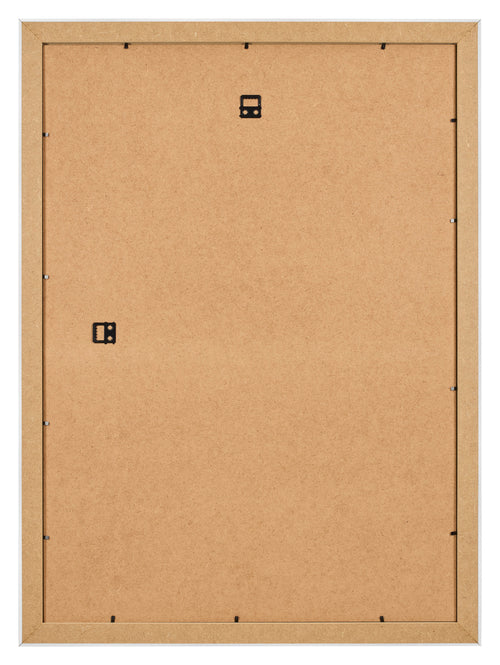 Bilderrahmen 20x28cm Silber Schwarz Gewischt MDF Pisa Ruckseite | Yourdecoration.de