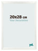 Bilderrahmen 20x28cm Weiß Vintage MDF Pisa Vorne Messe | Yourdecoration.de