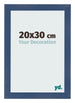 Bilderrahmen 20x30cm Dunkelblau Gewischt MDF Pisa Vorne Messe | Yourdecoration.de