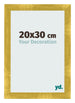 Bilderrahmen 20x30cm Gold Vintage MDF Pisa Vorne Messe | Yourdecoration.de