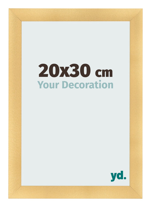 Bilderrahmen 20x30cm Gold Vintage MDF Pisa Vorne Messe | Yourdecoration.de