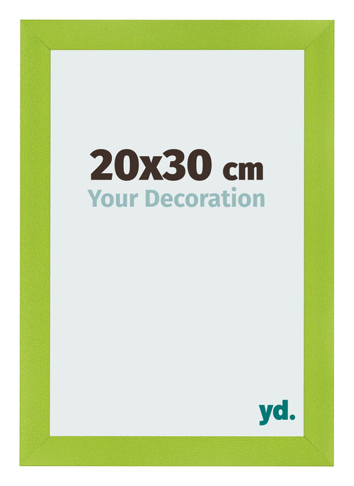 Bilderrahmen 20x30cm Grün MDF Pisa Vorne Messe | Yourdecoration.de