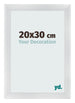 Bilderrahmen 20x30cm Silber Schwarz Gewischt MDF Pisa Vorne Messe | Yourdecoration.de