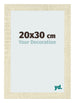 Bilderrahmen 20x30cm Sonoma Eiche MDF Pisa Vorne Messe | Yourdecoration.de