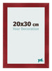 Bilderrahmen 20x30cm Weinrot Gewischt MDF Pisa Vorne Messe | Yourdecoration.de