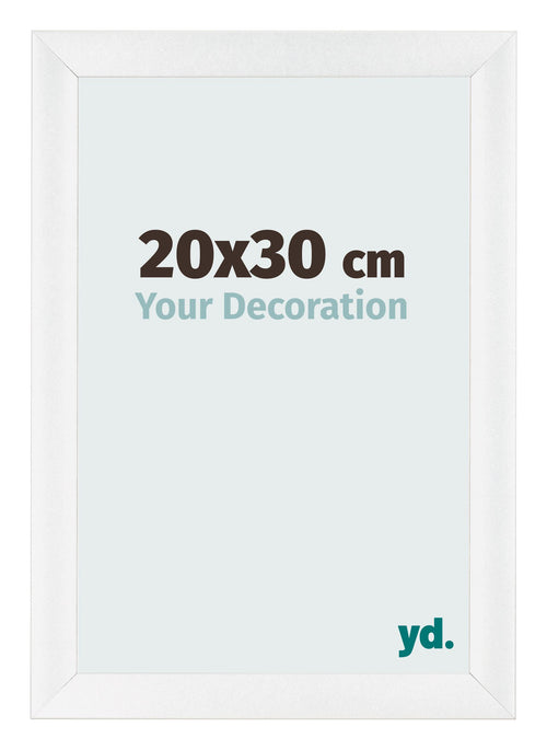 Bilderrahmen 20x30cm Weiß Vintage MDF Pisa Vorne Messe | Yourdecoration.de