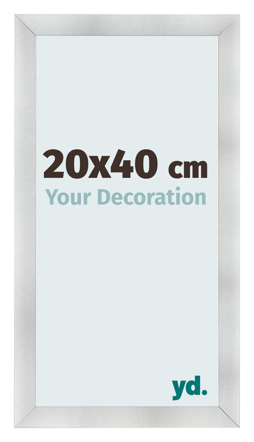 Bilderrahmen 20x40cm Aluminium Gebürstet MDF Pisa Vorne Messe | Yourdecoration.de