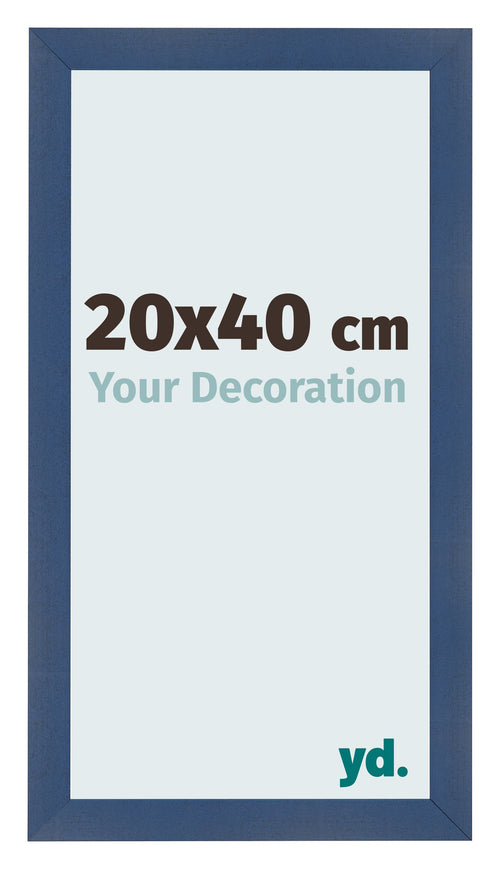 Bilderrahmen 20x40cm Dunkelblau Gewischt MDF Pisa Vorne Messe | Yourdecoration.de