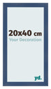 Bilderrahmen 20x40cm Dunkelblau Gewischt MDF Pisa Vorne Messe | Yourdecoration.de