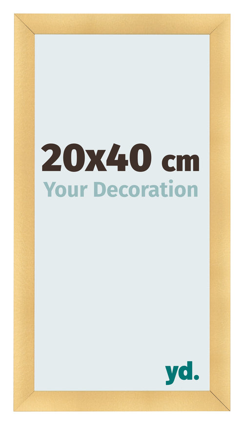 Bilderrahmen 20x40cm Gold Vintage MDF Pisa Vorne Messe | Yourdecoration.de