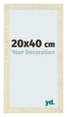 Bilderrahmen 20x40cm Sonoma Eiche MDF Pisa Vorne Messe | Yourdecoration.de