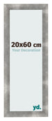 Bilderrahmen 20x60cm Metall Vintage MDF Pisa Vorne Messe | Yourdecoration.de