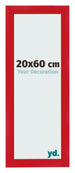 Bilderrahmen 20x60cm Rot MDF Pisa Vorne Messe | Yourdecoration.de