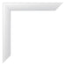 Bilderrahmen 20x60cm Silber Schwarz Gewischt MDF Pisa Detail Ecke | Yourdecoration.de