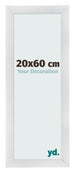 Bilderrahmen 20x60cm Silber Schwarz Gewischt MDF Pisa Vorne Messe | Yourdecoration.de
