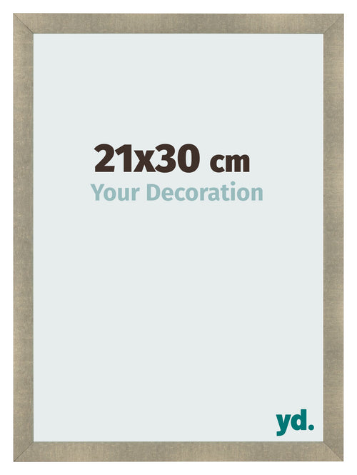 Bilderrahmen 21x30cm Gold Vintage MDF Pisa Vorne Messe | Yourdecoration.de