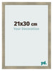 Bilderrahmen 21x30cm Gold Vintage MDF Pisa Vorne Messe | Yourdecoration.de