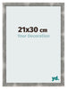 Bilderrahmen 21x30cm Metall Vintage MDF Pisa Vorne Messe | Yourdecoration.de
