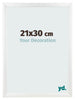 Bilderrahmen 21x30cm Weiß Vintage MDF Pisa Vorne Messe | Yourdecoration.de