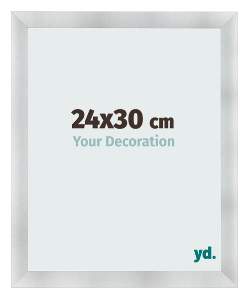 Bilderrahmen 24x30cm Aluminium Gebürstet MDF Pisa Vorne Messe | Yourdecoration.de