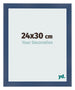 Bilderrahmen 24x30cm Dunkelblau Gewischt MDF Pisa Vorne Messe | Yourdecoration.de