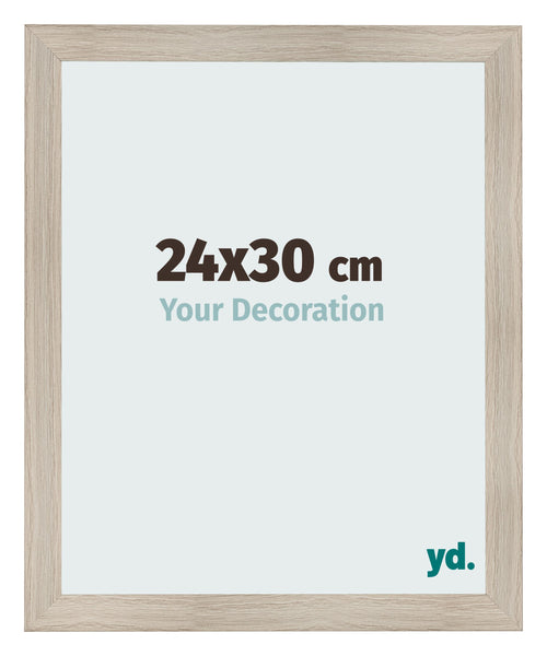 Bilderrahmen 24x30cm Eiche Rustikal MDF Pisa Vorne Messe | Yourdecoration.de