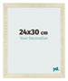 Bilderrahmen 24x30cm Sonoma Eiche MDF Pisa Vorne Messe | Yourdecoration.de