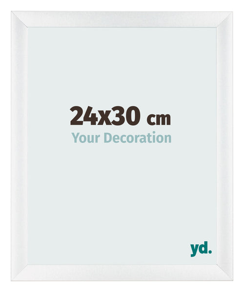 Bilderrahmen 24x30cm Weiß Vintage MDF Pisa Vorne Messe | Yourdecoration.de