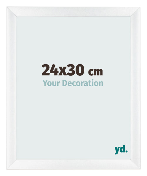 Bilderrahmen 24x30cm Weiß Vintage MDF Pisa Vorne Messe | Yourdecoration.de