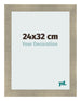 Bilderrahmen 24x32cm Gold Vintage MDF Pisa Vorne Messe | Yourdecoration.de