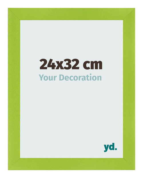 Bilderrahmen 24x32cm Grün MDF Pisa Vorne Messe | Yourdecoration.de