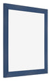 Bilderrahmen 25x25cm Dunkelblau Gewischt MDF Pisa Vorne Schrag | Yourdecoration.de