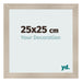 Bilderrahmen 25x25cm Eiche Rustikal MDF Pisa Vorne Messe | Yourdecoration.de