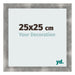 Bilderrahmen 25x25cm Metall Vintage MDF Pisa Vorne Messe | Yourdecoration.de