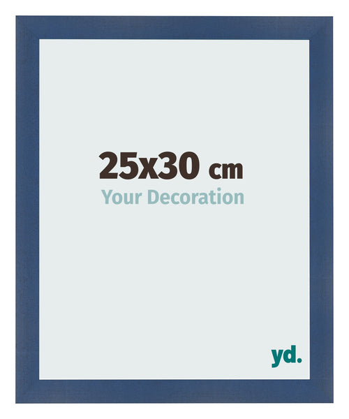 Bilderrahmen 25x30cm Dunkelblau Gewischt MDF Pisa Vorne Messe | Yourdecoration.de