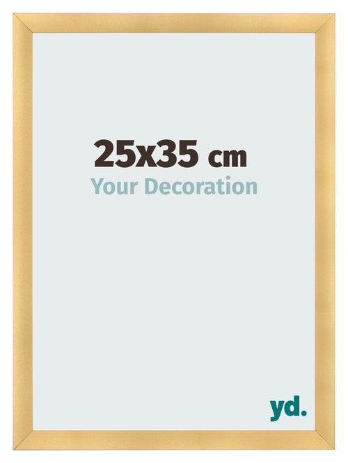 Bilderrahmen 25x35cm Gold Vintage MDF Pisa Vorne Messe | Yourdecoration.de