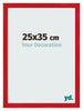 Bilderrahmen 25x35cm Rot MDF Pisa Vorne Messe | Yourdecoration.de