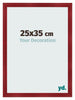 Bilderrahmen 25x35cm Weinrot Gewischt MDF Pisa Vorne Messe | Yourdecoration.de