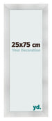 Bilderrahmen 25x75cm Aluminium Gebürstet MDF Pisa Vorne Messe | Yourdecoration.de