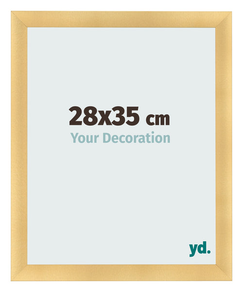 Bilderrahmen 28x35cm Gold Vintage MDF Pisa Vorne Messe | Yourdecoration.de
