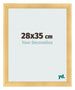 Bilderrahmen 28x35cm Gold Vintage MDF Pisa Vorne Messe | Yourdecoration.de