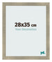Bilderrahmen 28x35cm Gold Vintage MDF Pisa Vorne Messe | Yourdecoration.de