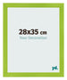 Bilderrahmen 28x35cm Grün MDF Pisa Vorne Messe | Yourdecoration.de