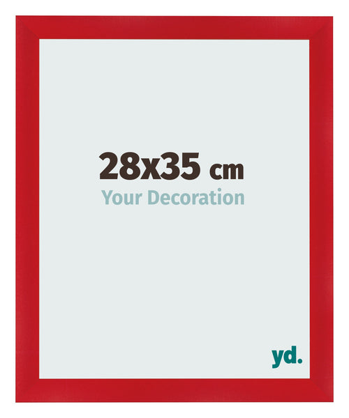 Bilderrahmen 28x35cm Rot MDF Pisa Vorne Messe | Yourdecoration.de