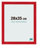 Bilderrahmen 28x35cm Rot MDF Pisa Vorne Messe | Yourdecoration.de