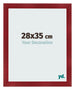 Bilderrahmen 28x35cm Weinrot Gewischt MDF Pisa Vorne Messe | Yourdecoration.de